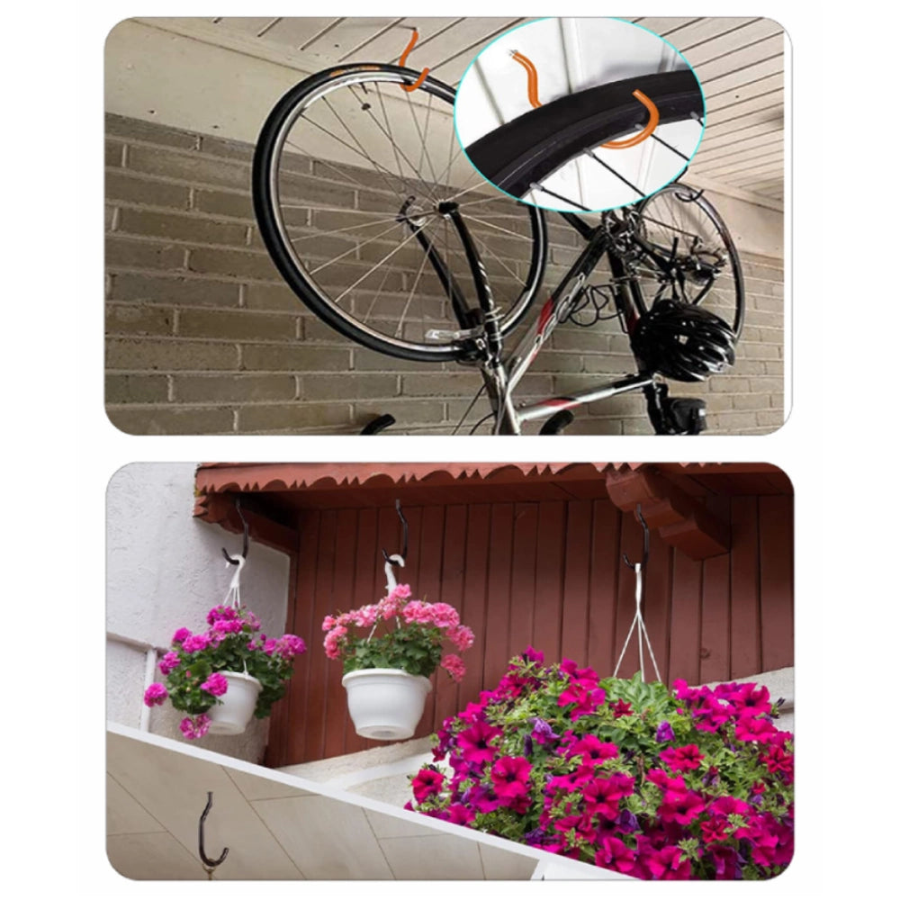 Orange Multi-Purpose Heavy Duty Metal Storage Hooks