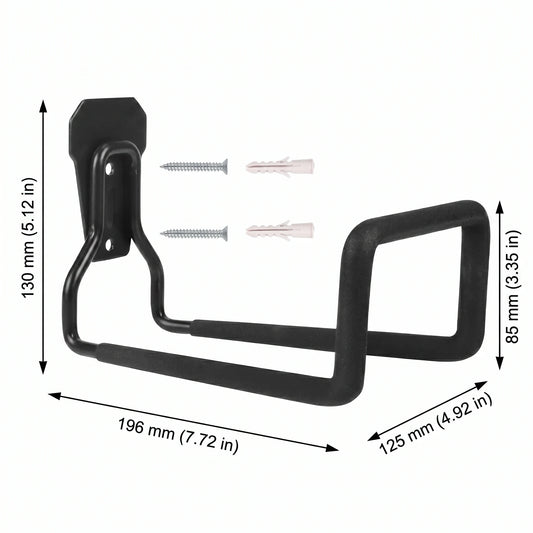 Heavy Duty Wall-Mounted Garden Hose & Pipe Holder