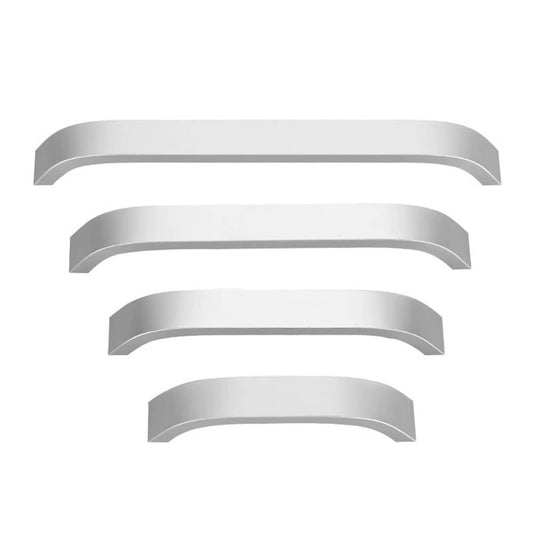 Matte White Curved Cabinet Pulls - VisitHardware
