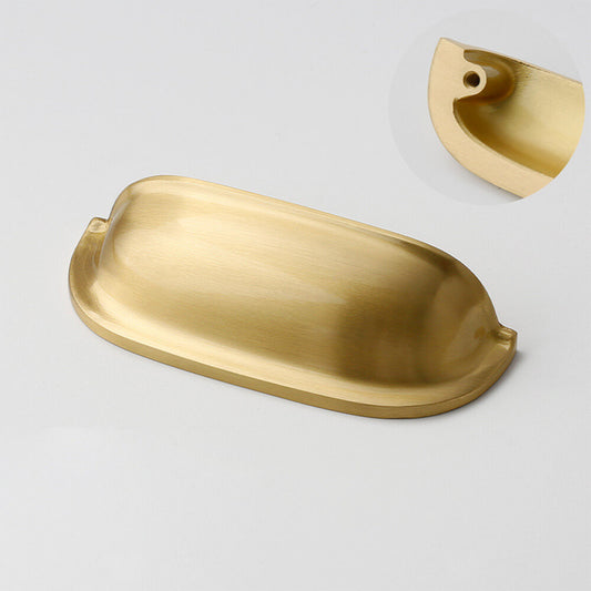 Natural Brass Bin Pull for Cabinets & Drawers - VisitHardware