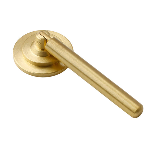 92mm Natural Brass T-Bar Pendant Cabinet Pull - VisitHardware