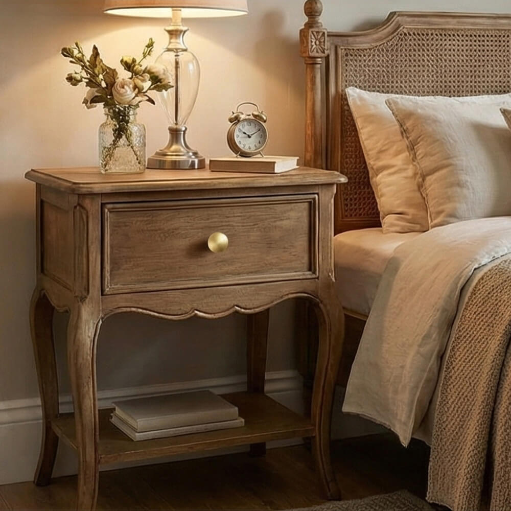 Natural Brass Round Mushroom Cabinet Knob - VisitHardware