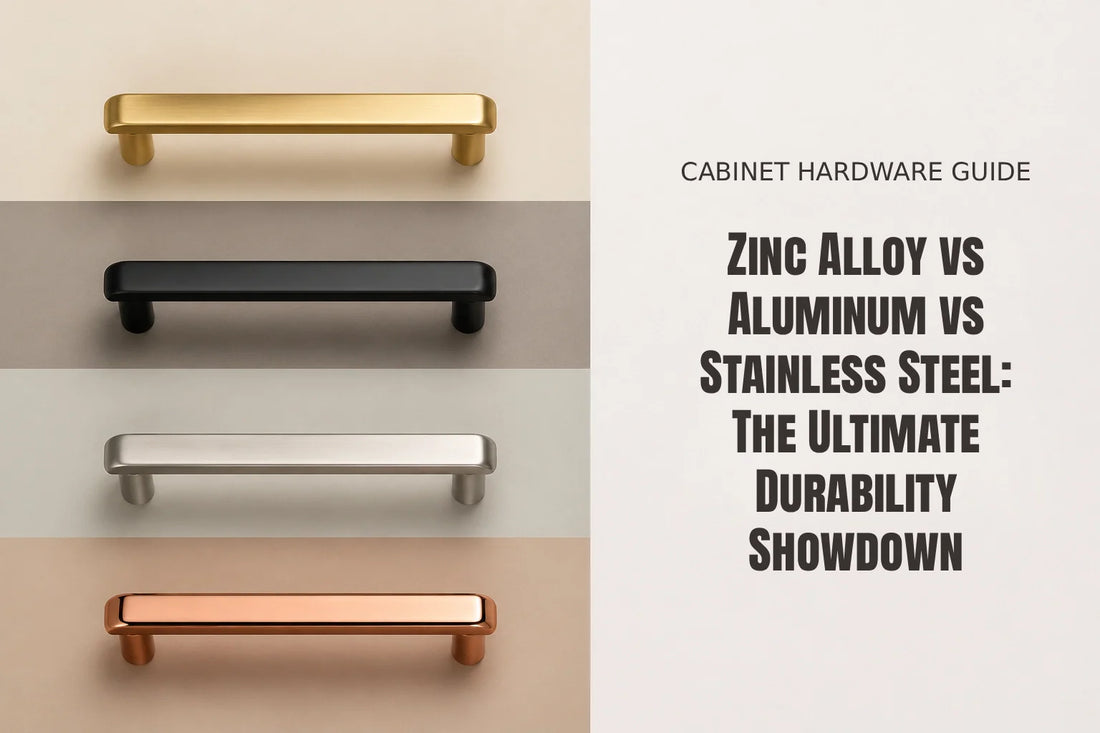 Zinc Alloy vs. Aluminum vs. Stainless Steel: The Ultimate Durability Showdown