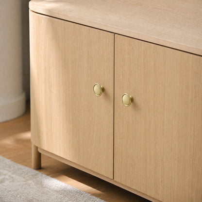 Brushed Brass Cabinet Knob - VisitHardware