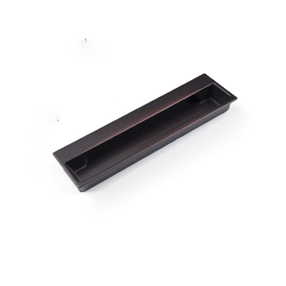 128mm Antique Bronze Recessed Cabinet Puls - VisitHardware