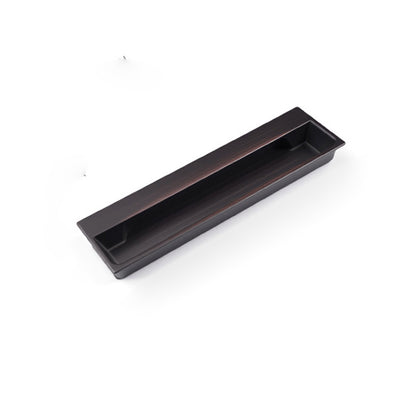 128mm Antique Bronze Recessed Cabinet Puls - VisitHardware