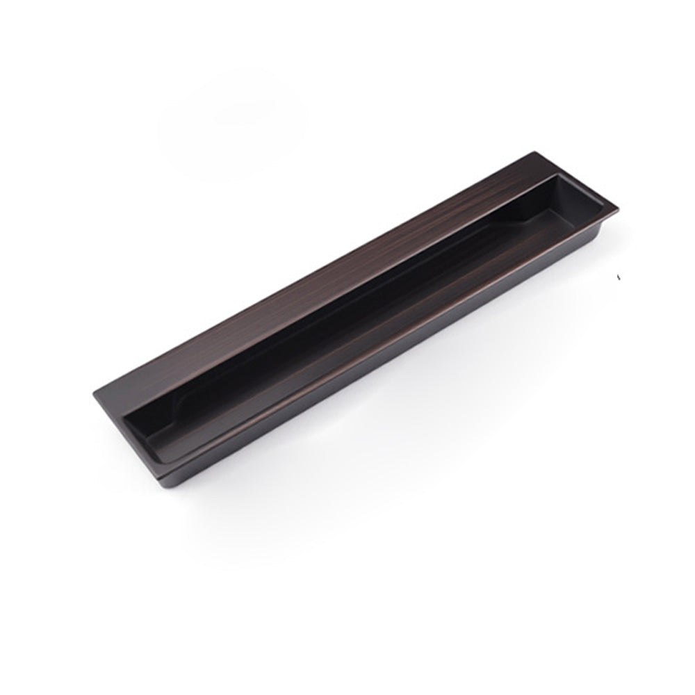 160mm Antique Bronze Recessed Cabinet Puls - VisitHardware
