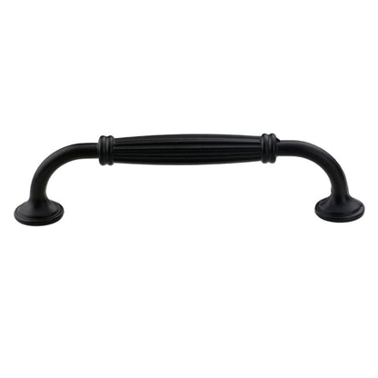 5"(128mm) Black Bail Pull Cabinet Handles – Curved Aluminum Drawer Pulls - VisitHardware