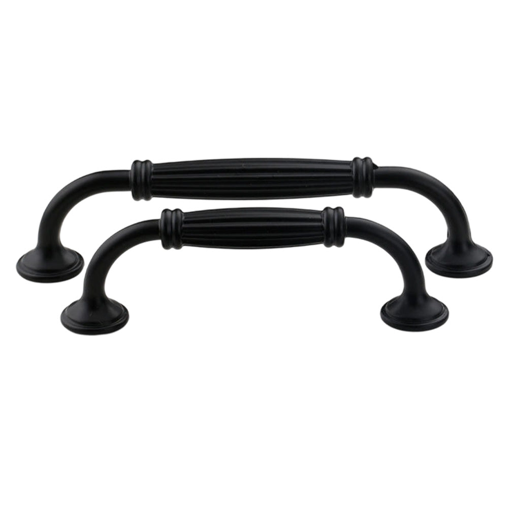 Black Bail Pull Cabinet Handles – Curved Aluminum Drawer Pulls - VisitHardware