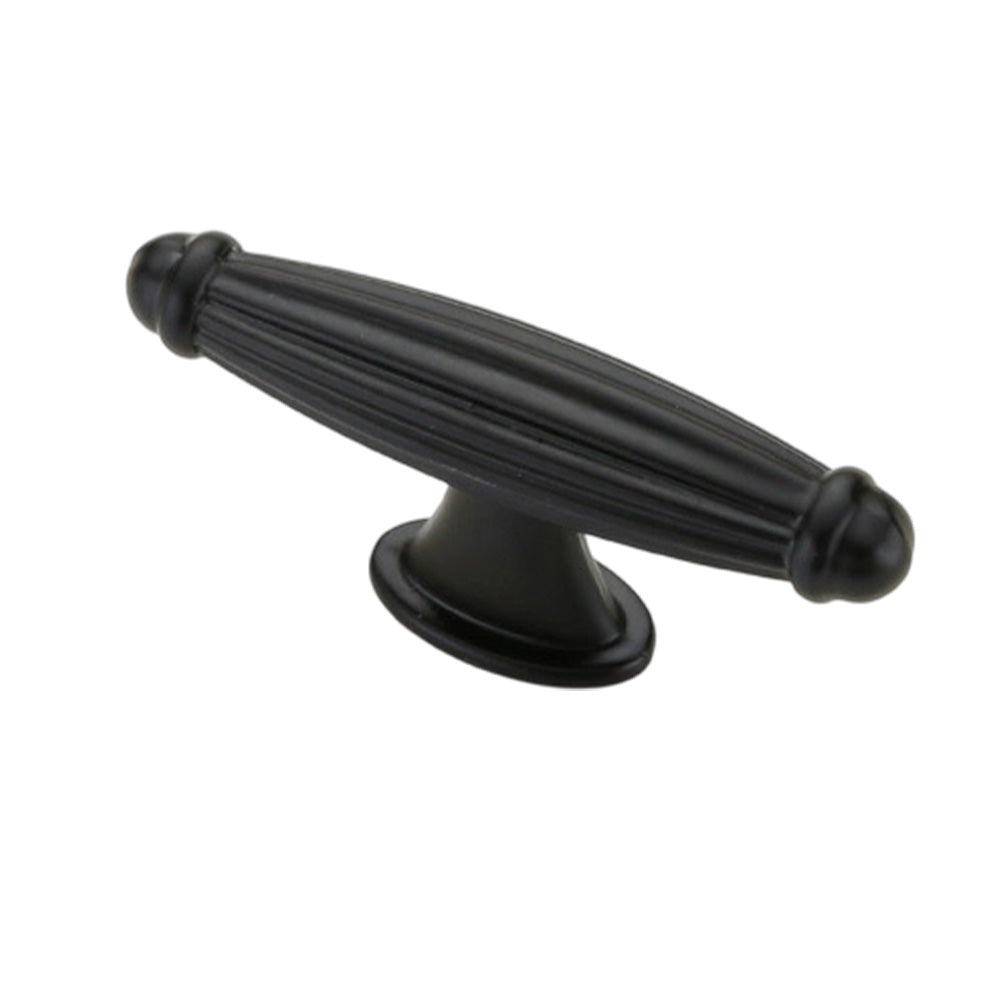 Black Oval Cabinet Knob - VisitHardware