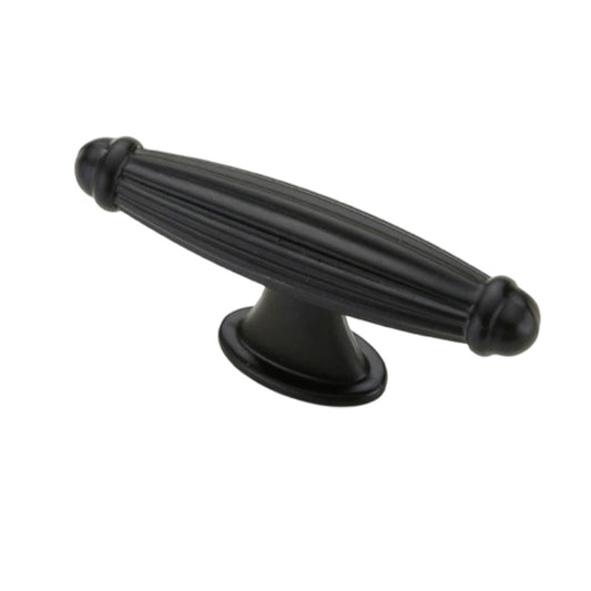 Black Oval Cabinet Knob - VisitHardware