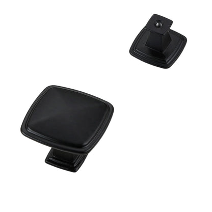 Black Square Cabinet Knobs - VisitHardware