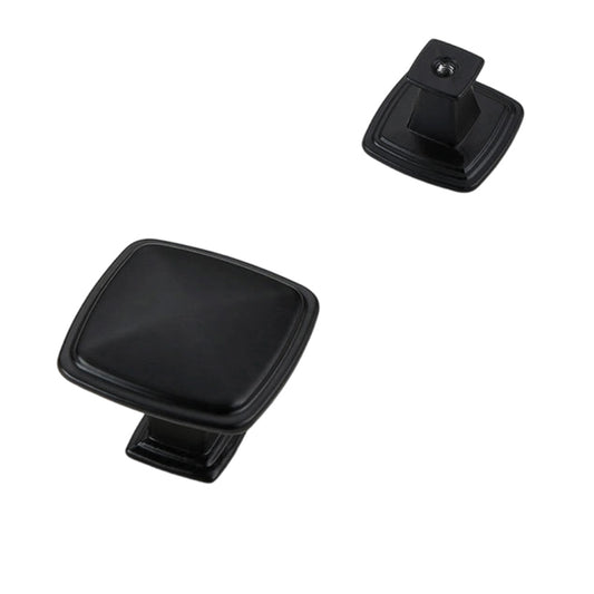 Black Square Cabinet Knobs - VisitHardware