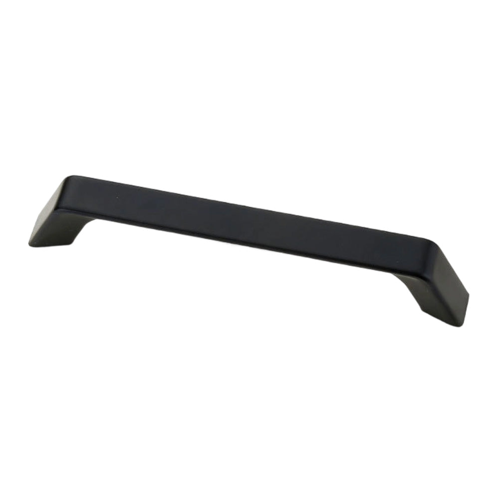 5”(128mm) Black Straight Bar Cabinet Pull Flat Bar Handle - VisitHardware