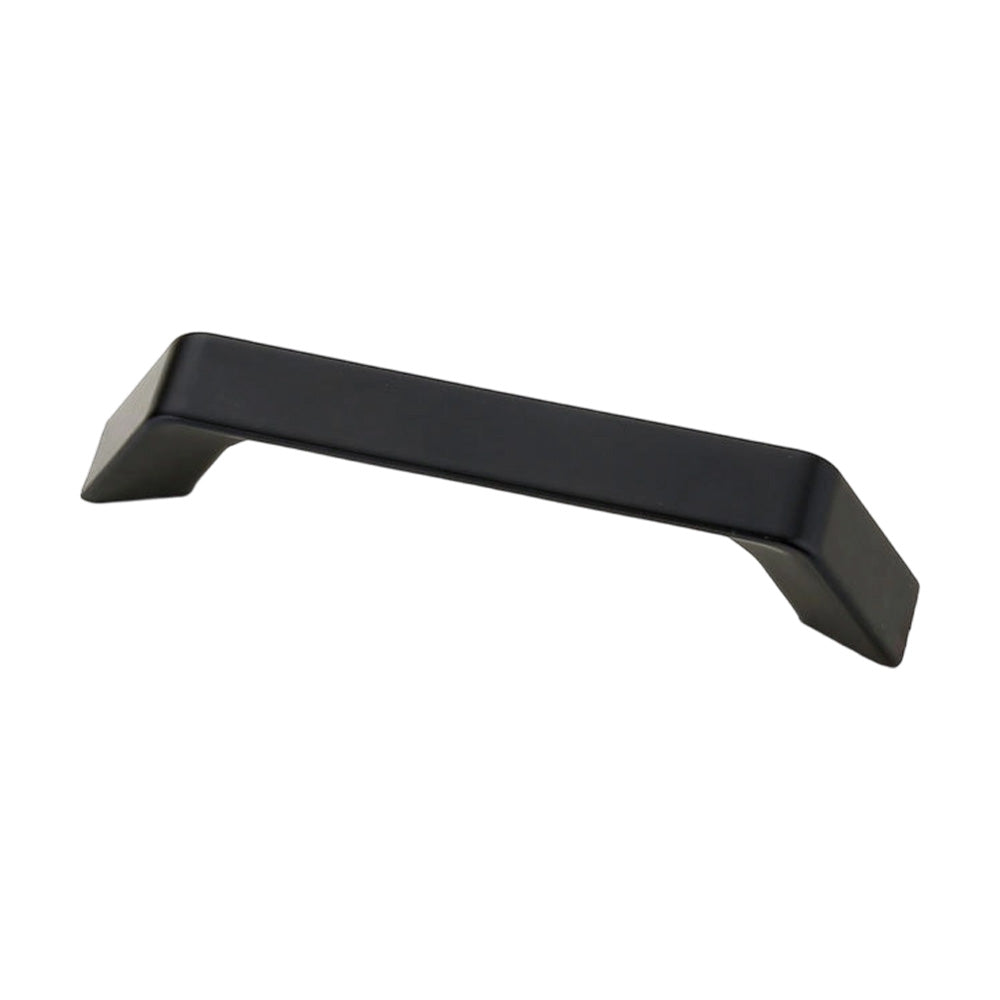 3-3/4”(96mm) Black Straight Bar Cabinet Pull Flat Bar Handle - VisitHardware
