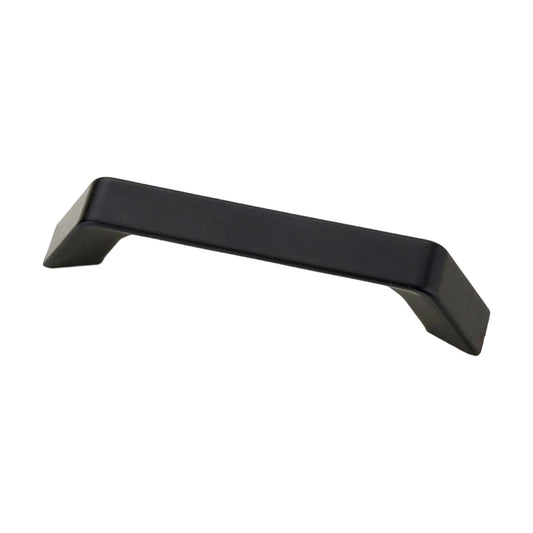 3-3/4”(96mm) Black Straight Bar Cabinet Pull Flat Bar Handle - VisitHardware