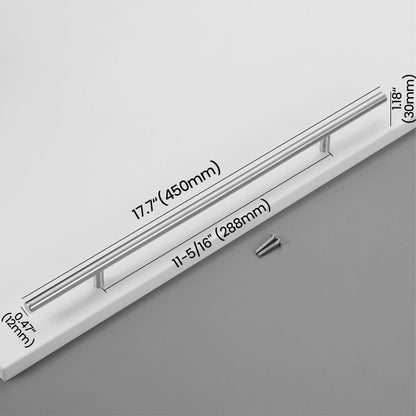 288mm Brushed Stainless Steel Bar Pull - Size