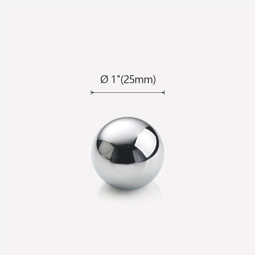 Ø 1"(25mm) Chrome Plated Brass Ball Cabinet Knob