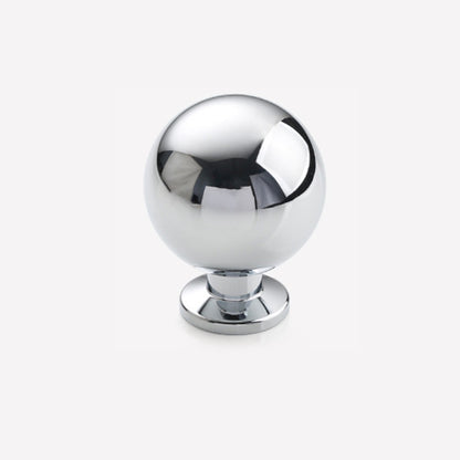 Chrome Plated Brass Ball Knob with Base - VisitHardware