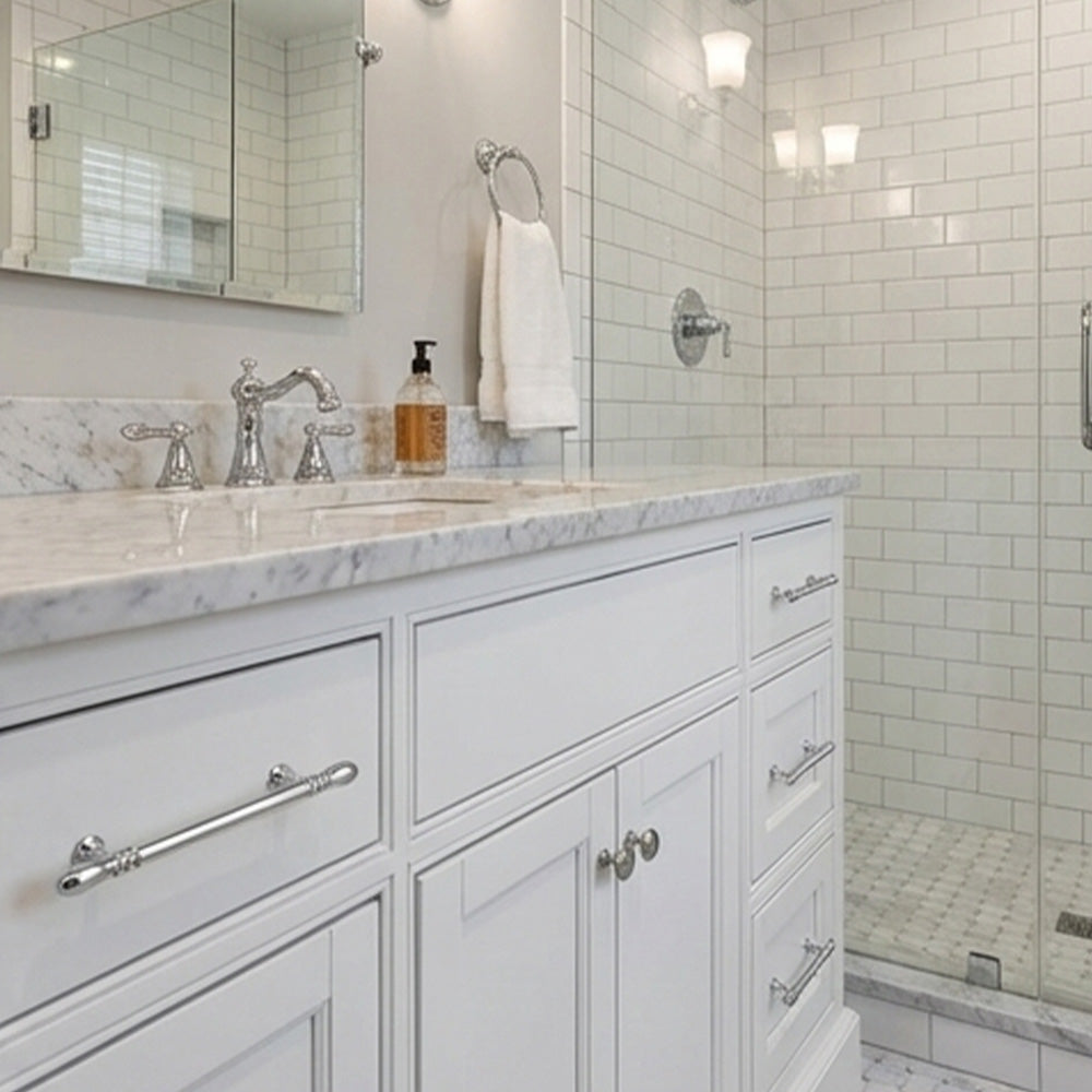 Chrome Plated Brass Bar Cabinet Pulls