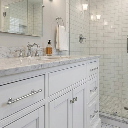 Chrome Plated Brass Bar Cabinet Pulls