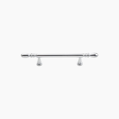 3-3/4" (96mm) Chrome Plated Brass Bar Cabinet Pull - VisitHardware