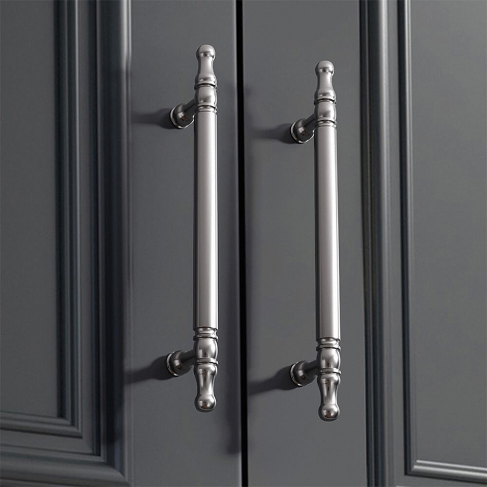 Classic Nickel Bar Cabinet Pulls - VisitHardware