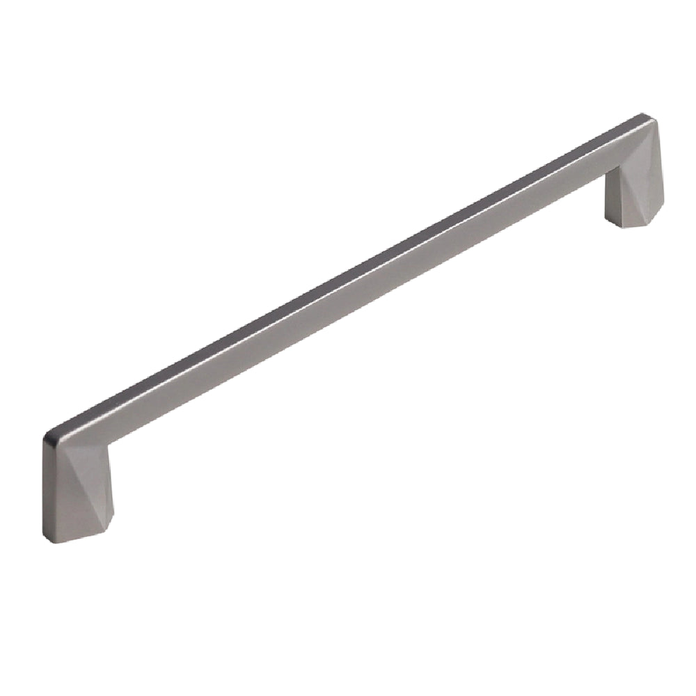 192 mm Modern Geometric Gunmetal Gray Cabinet Pulls - VisitHardware