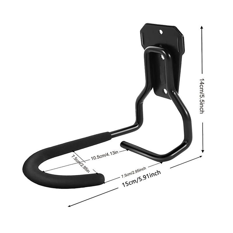 Heavy Duty Bike Wall Hook Size