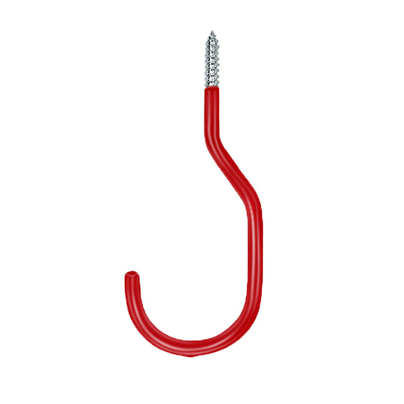 Red Multi-Purpose Heavy Duty Metal Storage Hooks