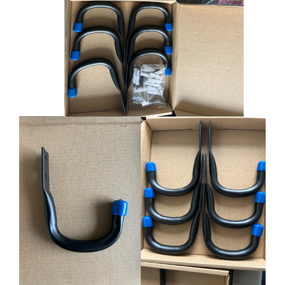 Blue Heavy Duty J Hooks for Garage Wall Storage