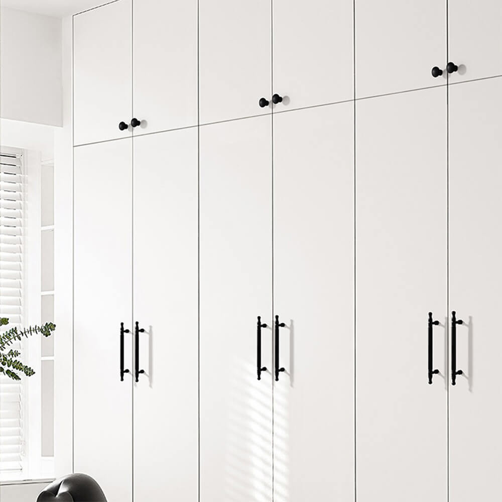 Matte Black Aluminum Cabinet Pulls