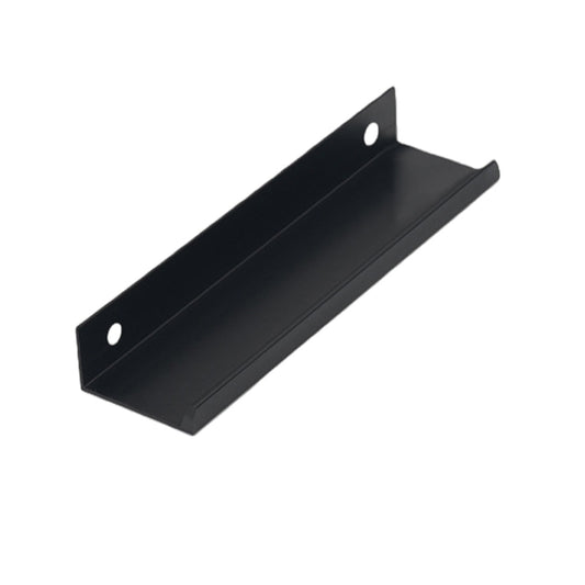 Matte Black Aluminum Finger Edge Pull Handle