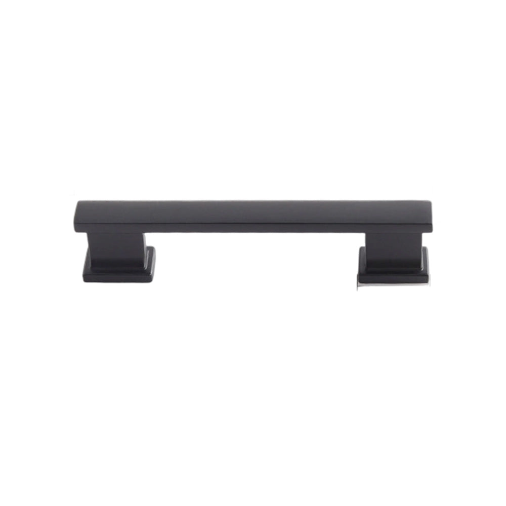 3-3/4" (96mm) Matte Black Cabinet Pull - VisitHardware
