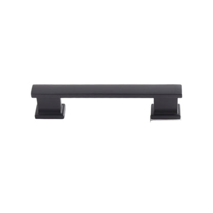 3-3/4" (96mm) Matte Black Cabinet Pull - VisitHardware