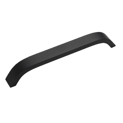 5"(128mm) Matte Black Curved Cabinet Pull Size - VisitHardware