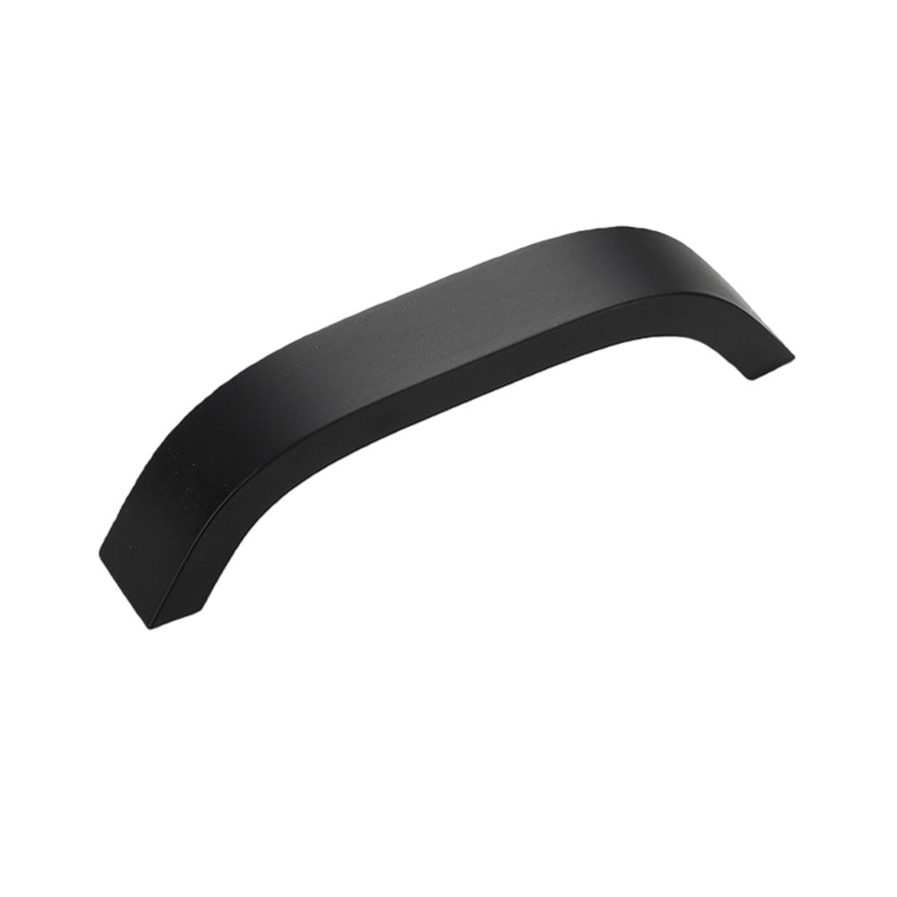 Matte Black Curved Cabinet Pull - VisitHardware