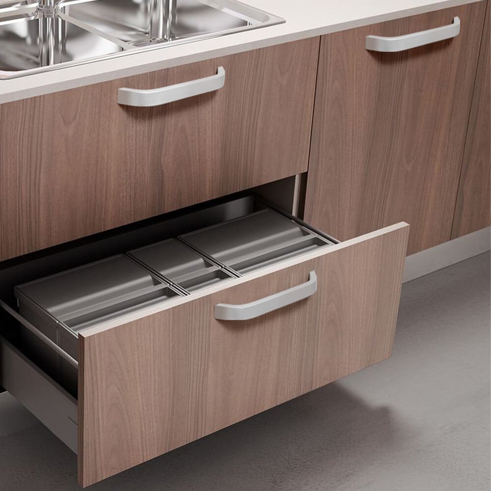 Matte White Curved Cabinet Pulls - VisitHardware
