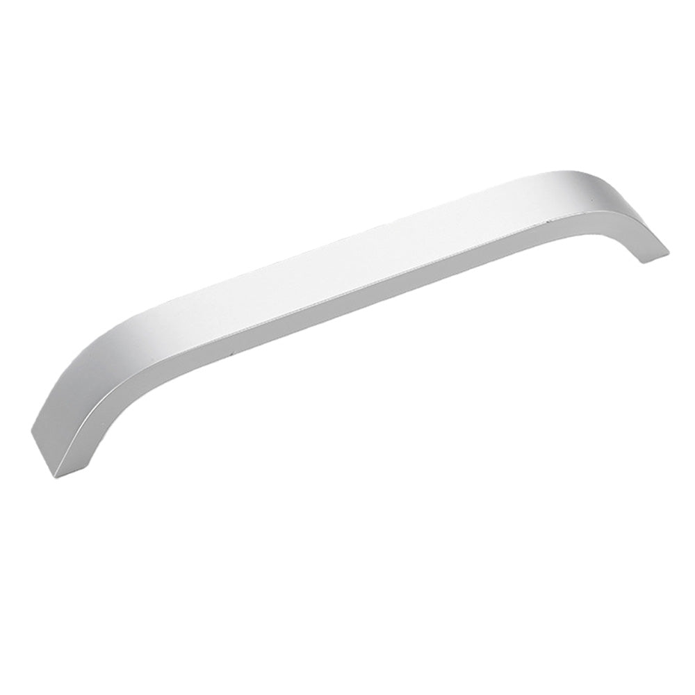 6-1/4" (160mm) Matte White Curved Cabinet Pull - VisitHardware
