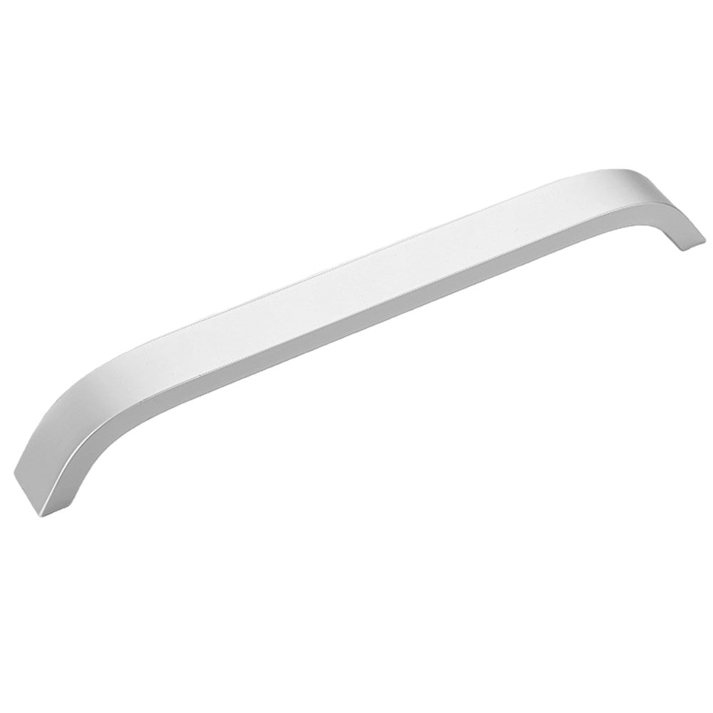 7-1/2" (192mm) Matte White Curved Cabinet Pull - VisitHardware
