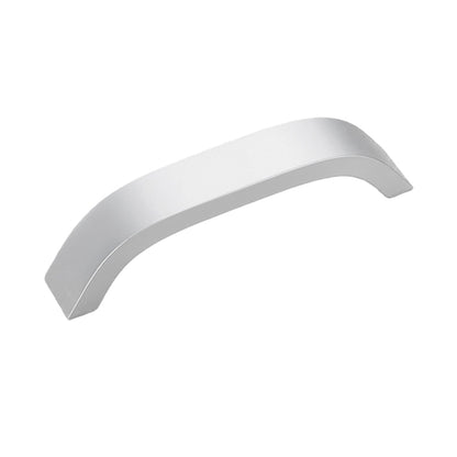 3-3/4" (96mm) Matte White Curved Cabinet Pull - VisitHardware