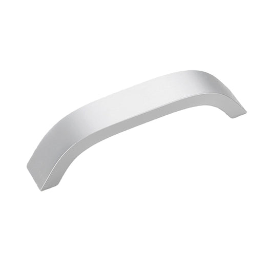 3-3/4" (96mm) Matte White Curved Cabinet Pull - VisitHardware