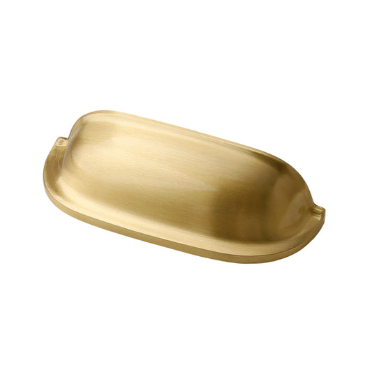Natural Brass Bin Pull for Cabinets & Drawers