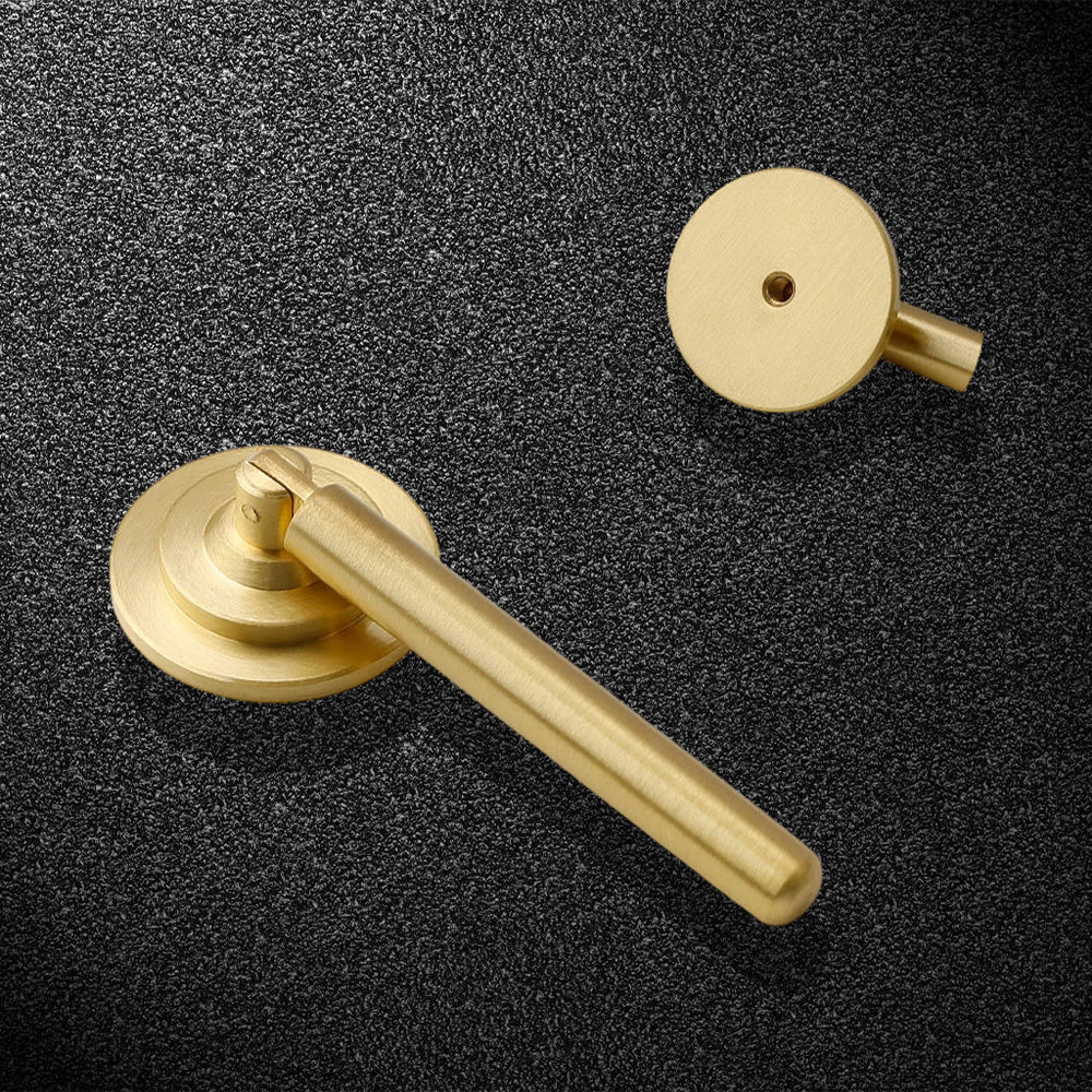 Natural Brass T-Bar Pendant Cabinet Pulls - VisitHardware